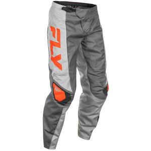 Motocrossbukser FLY Racing F-16 grå-sort-orange