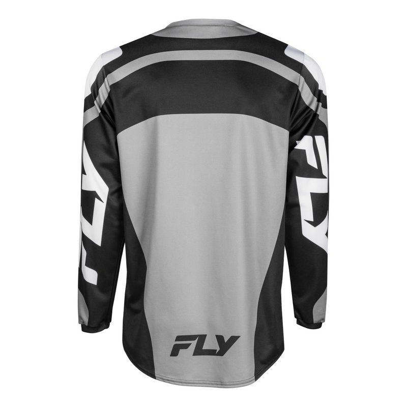 Motocrosstrøje FLY Racing F-16 grå-sort-hvid