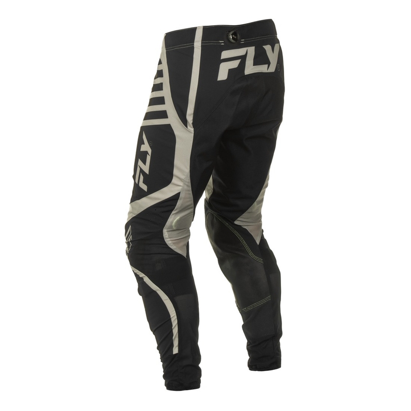 Motocrossbukser FLY Racing Lite sort-grå