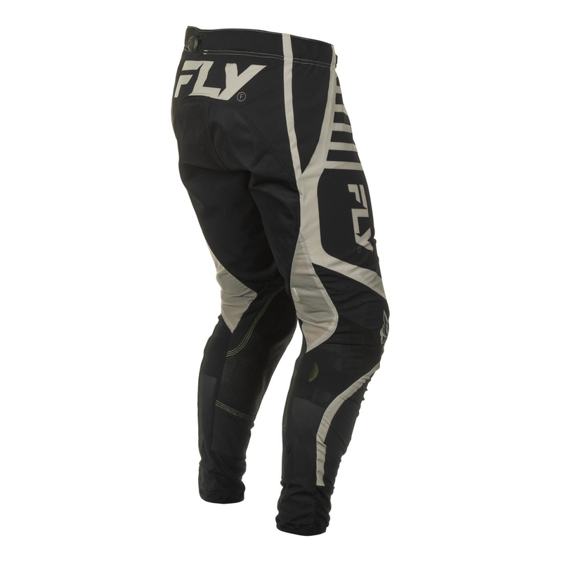 Motocrossbukser FLY Racing Lite sort-grå