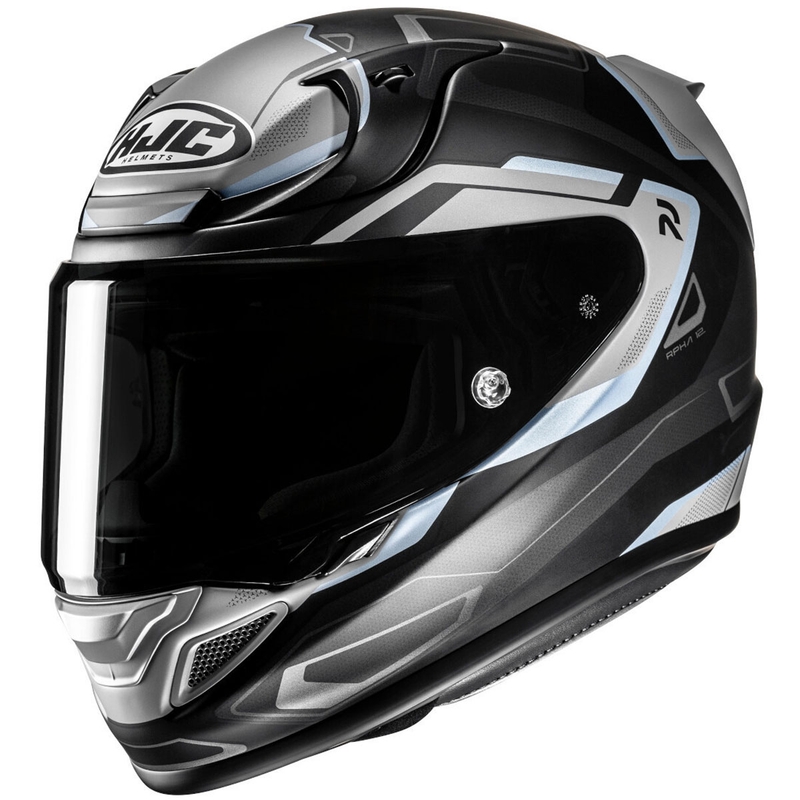 Integreret motorcykelhjelm HJC RPHA 12 Brels MC5SF grå-sort
