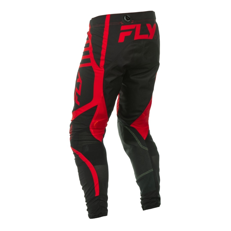 Motocrossbukser FLY Racing Lite sort-rød