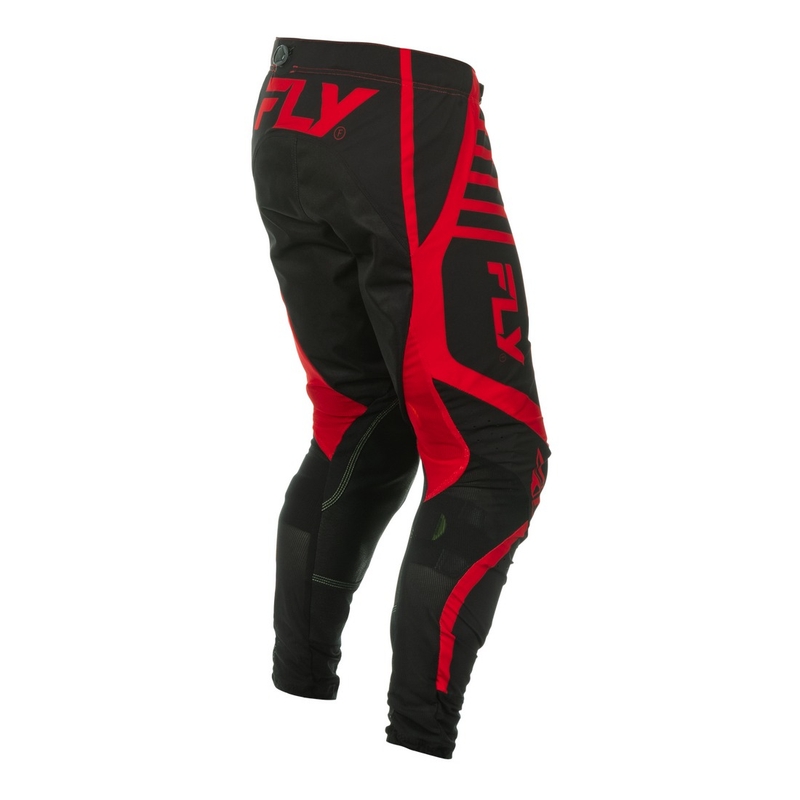 Motocrossbukser FLY Racing Lite sort-rød