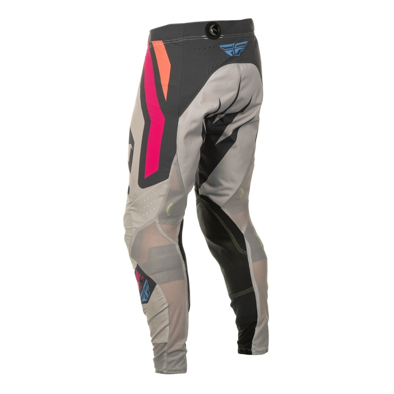 Motocrossbukser FLY Racing Lite Vice grå-pink