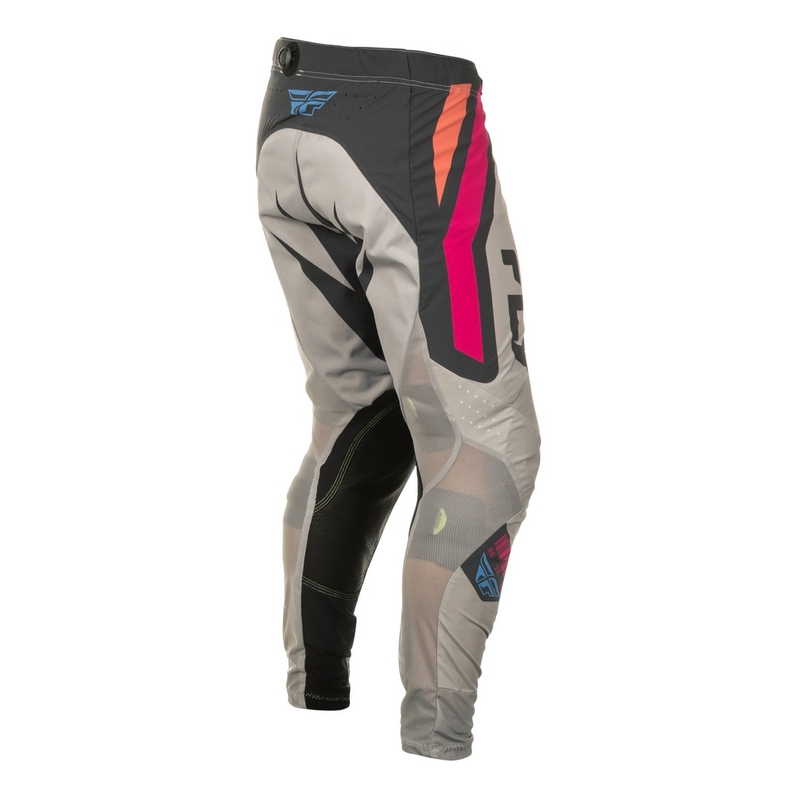 Motocrossbukser FLY Racing Lite Vice grå-pink
