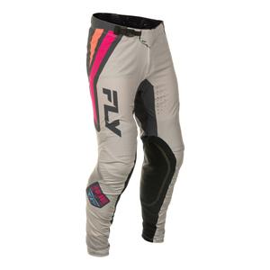Motocrossbukser FLY Racing Lite Vice grå-pink