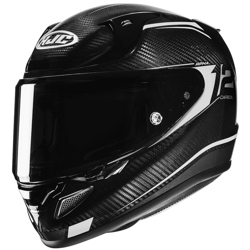 Integreret motorcykelhjelm HJC RPHA 12 CARBON Keres MC5 sort og hvid