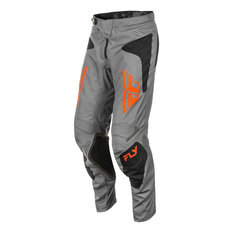 Motocrossbukser FLY Racing Kinetic Sym grå-orange-sort