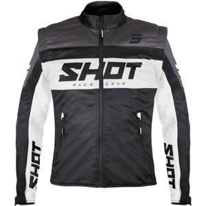 Softshell-jakke Shot Softshell Lite sort og hvid