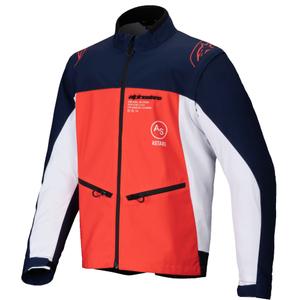 Alpinestars Lite Dura Softshell-jakke blå-orange-hvid