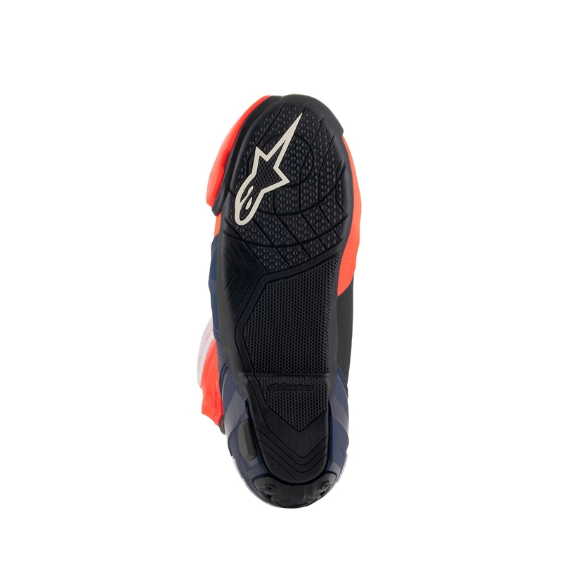 Alpinestars Supertech R Vented limited edition MM93 Marc Marquez fluo red-blue-black motorcykelstøvler