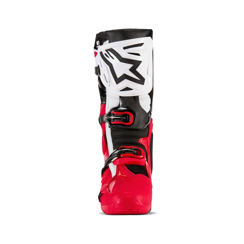 Alpinestars Tech 10 Enduro rød-sort-hvid motorcykelstøvler