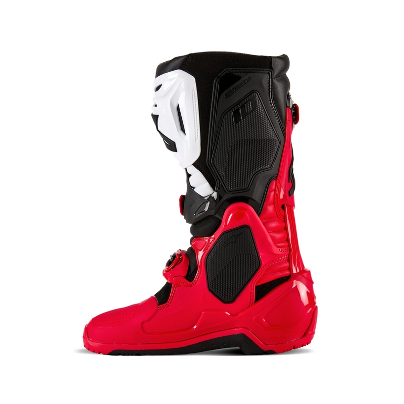 Alpinestars Tech 10 Enduro rød-sort-hvid motorcykelstøvler