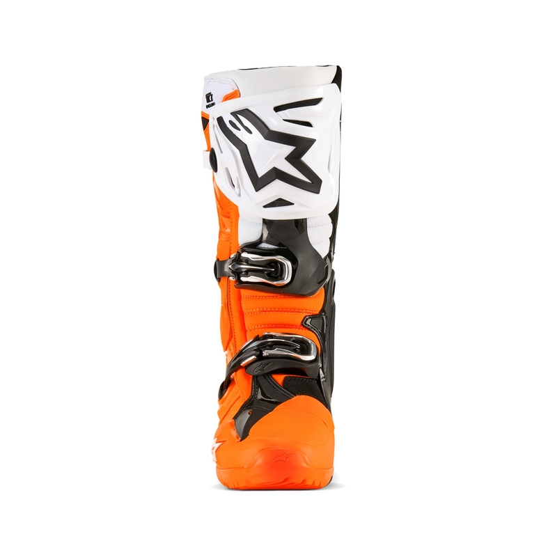 Alpinestars Tech 10 Enduro fluo orange-sort-hvide motorcykelstøvler