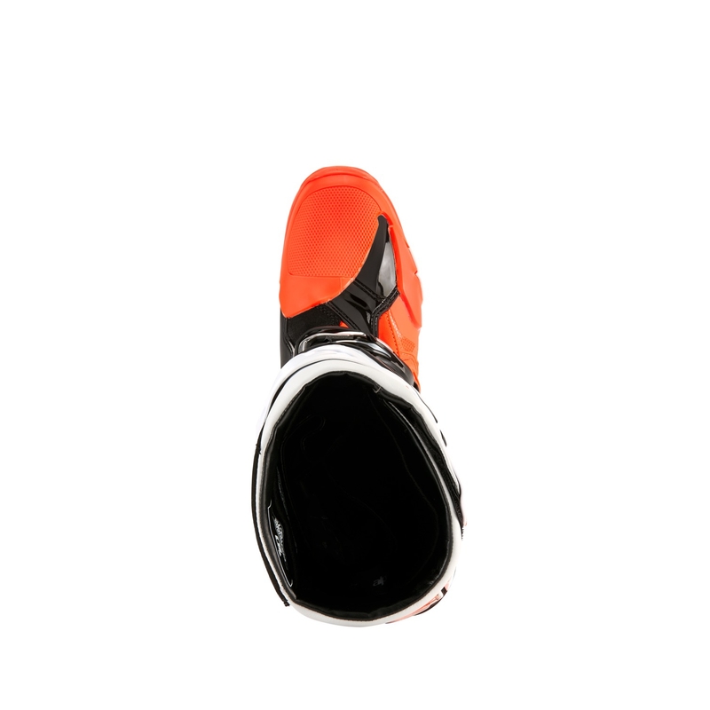 Alpinestars Tech 10 Enduro fluo orange-sort-hvide motorcykelstøvler