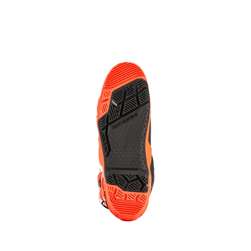 Alpinestars Tech 10 Enduro fluo orange-sort-hvide motorcykelstøvler