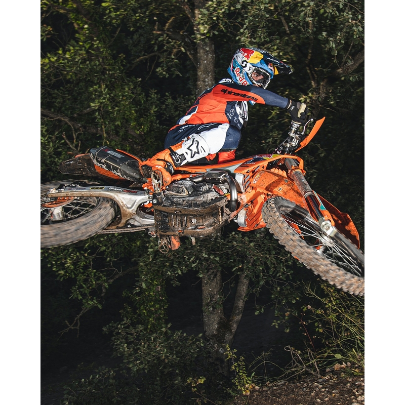 Alpinestars Tech 10 Enduro fluo orange-sort-hvide motorcykelstøvler