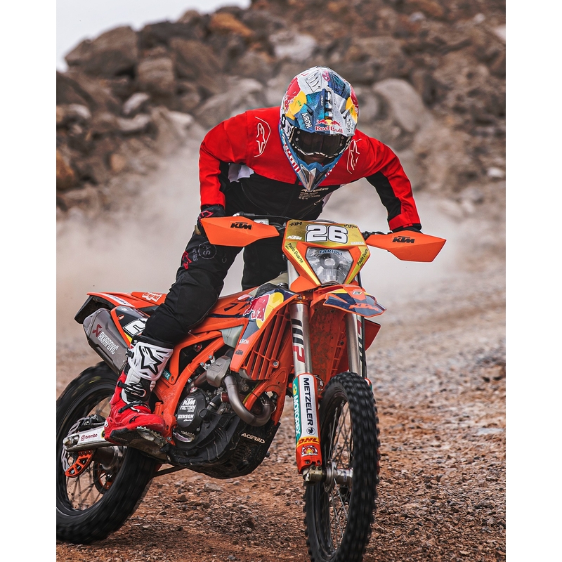 Alpinestars PRO-Dura sort-rød-hvid jakke