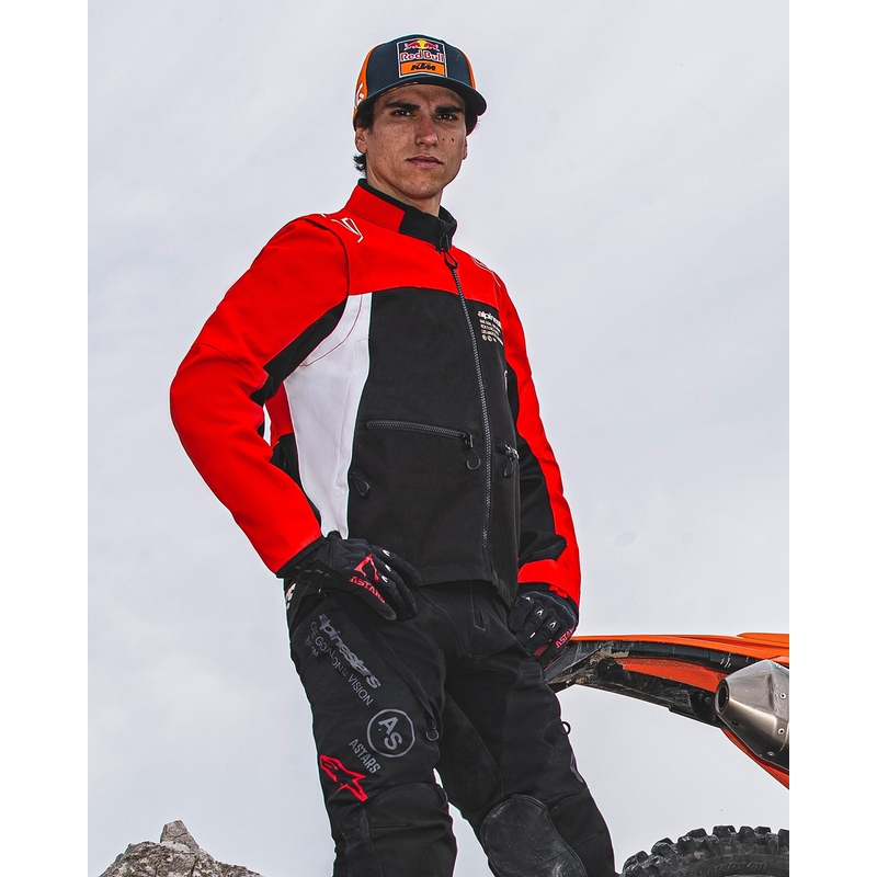 Alpinestars PRO-Dura sort-rød-hvid jakke