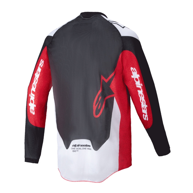 Alpinestars PRO-Dura motocrosstrøje sort-rød-hvid