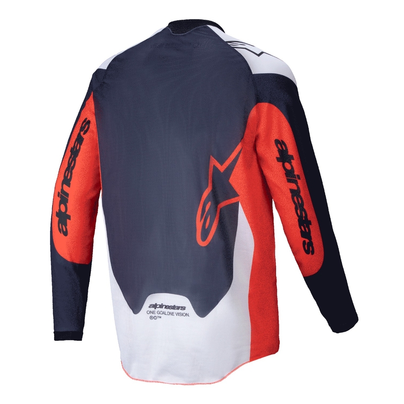 Alpinestars PRO-Dura motocrosstrøje blå-orange-hvid