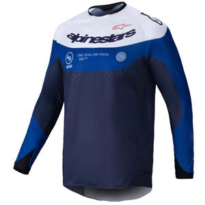 Alpinestars PRO-Dura motocrosstrøje blå og hvid