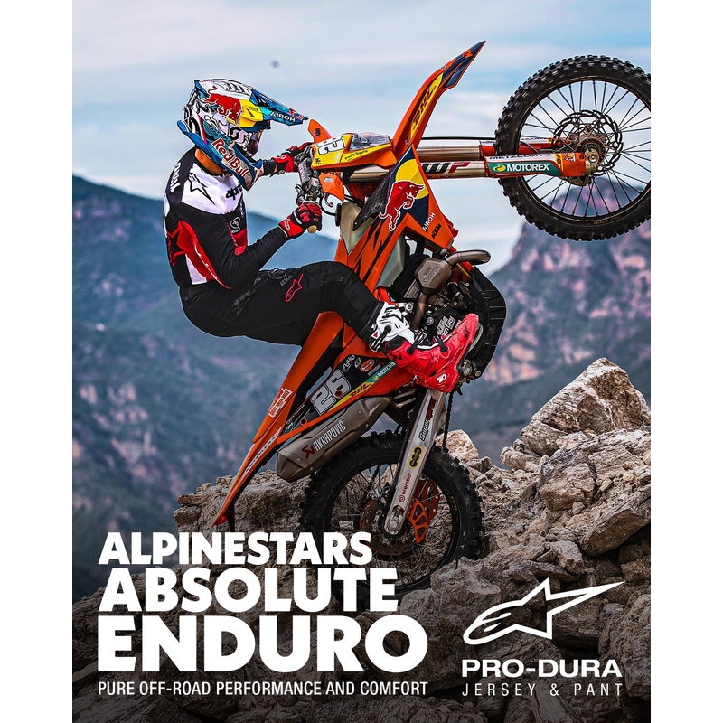 Alpinestars PRO-Dura Motocross Pants Sort og hvid
