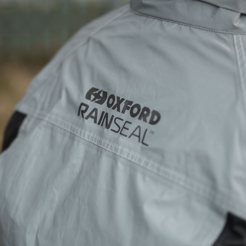 Oxford Rain Seal reflekterende grå vandtæt jakke