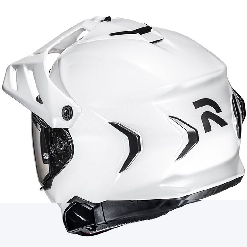 Enduro-motorcykelhjelm HJC RPHA 60 Solid pearl white