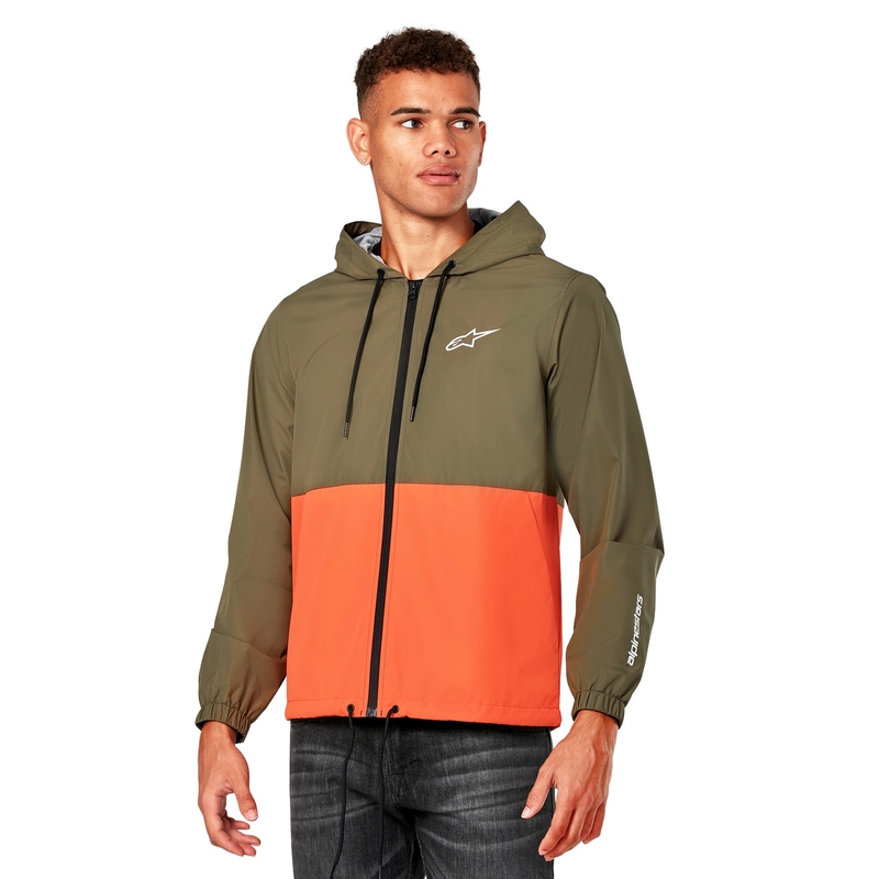 Alpinestars Speeded Windbreaker-jakke grøn-orange
