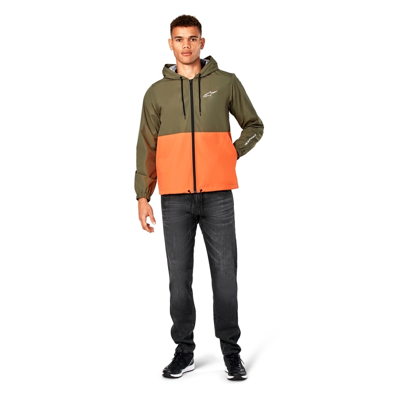 Alpinestars Speeded Windbreaker-jakke grøn-orange