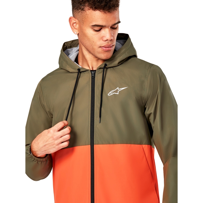 Alpinestars Speeded Windbreaker-jakke grøn-orange