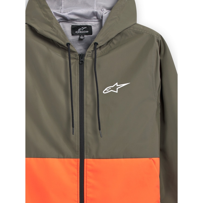 Alpinestars Speeded Windbreaker-jakke grøn-orange