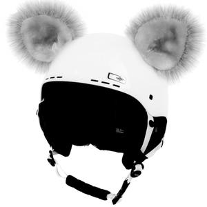 Crazy Ears hjelmører kat grå