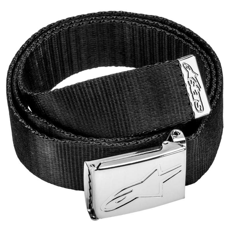 Alpinestars Ageless Web Belt sort med kromspænde