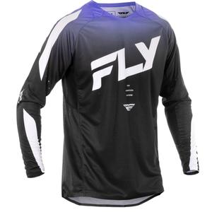 Motocrosstrøje FLY Racing Evolution sort-hvid-lilla