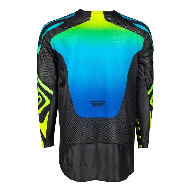 Motocrosstrøje FLY Racing Evolution sort-blå-fluogul