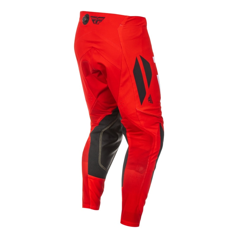 Motocrossbukser FLY Racing Evolution rød-hvid-sort
