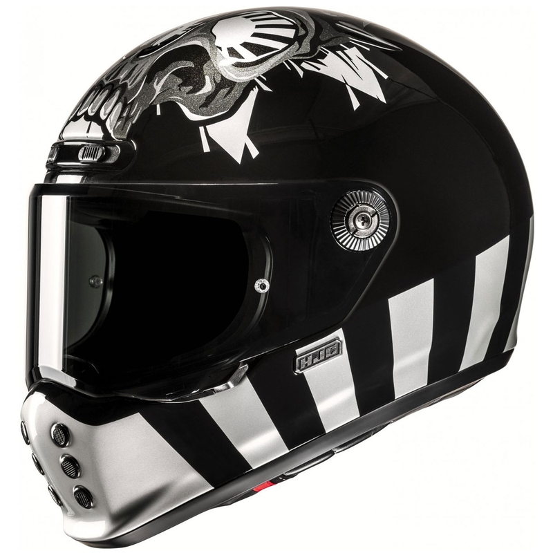 Integreret motorcykelhjelm HJC V10 Crania MC5 sort-grå