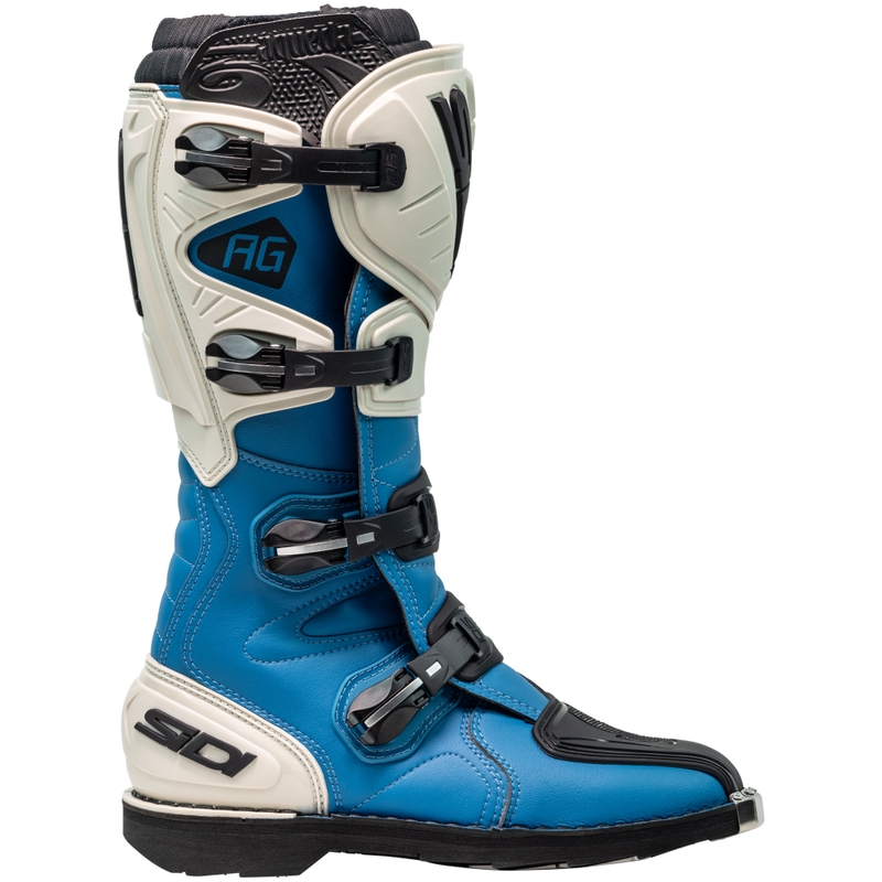 SiDi Agueda motocross-støvler blå-beige