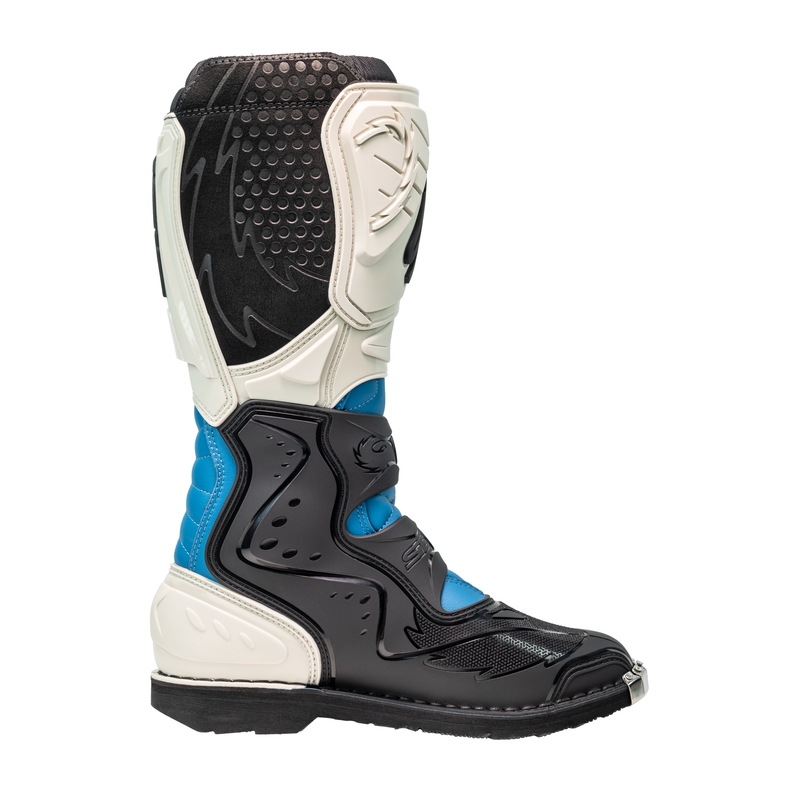 SiDi Agueda motocross-støvler blå-beige