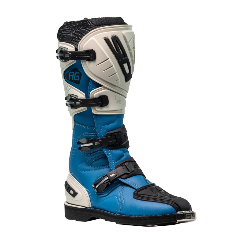 SiDi Agueda motocross-støvler blå-beige