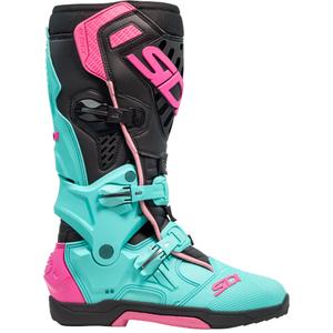 SiDi Crossair motorcykelstøvler mint-sort-pink