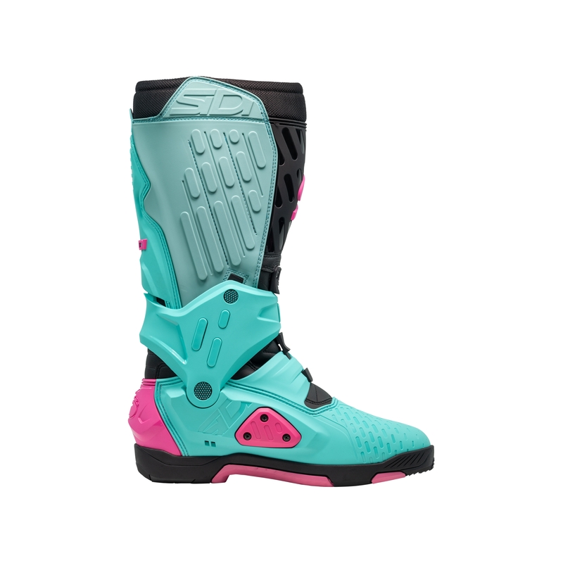 SiDi Crossair motorcykelstøvler mint-sort-pink