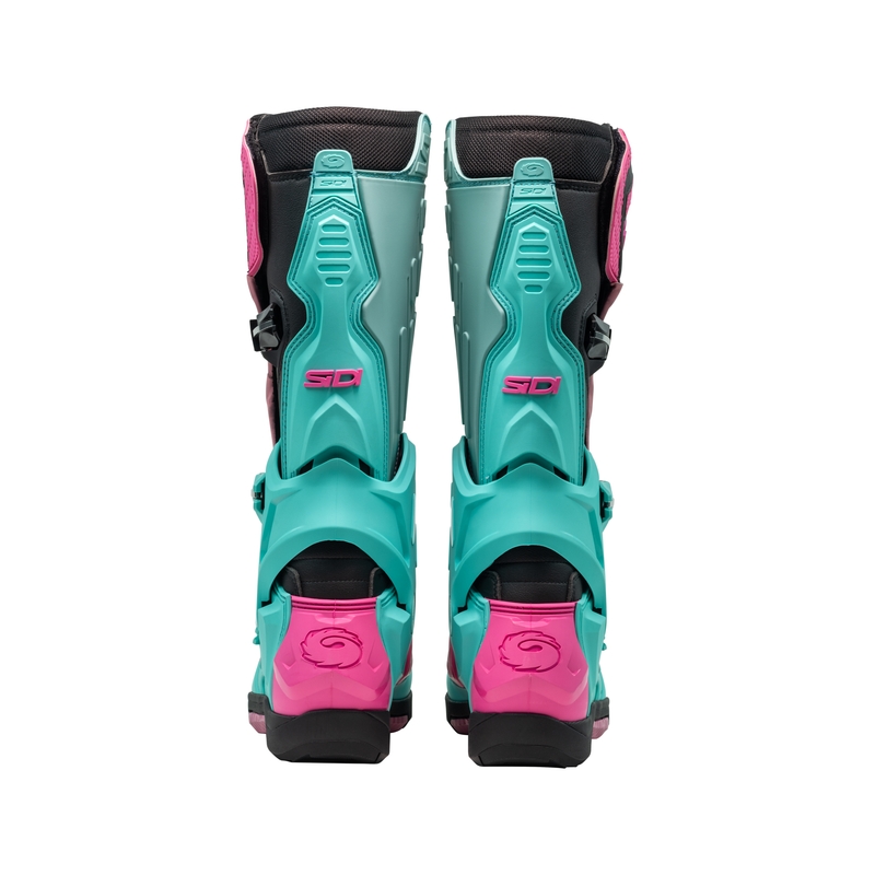 SiDi Crossair motorcykelstøvler mint-sort-pink