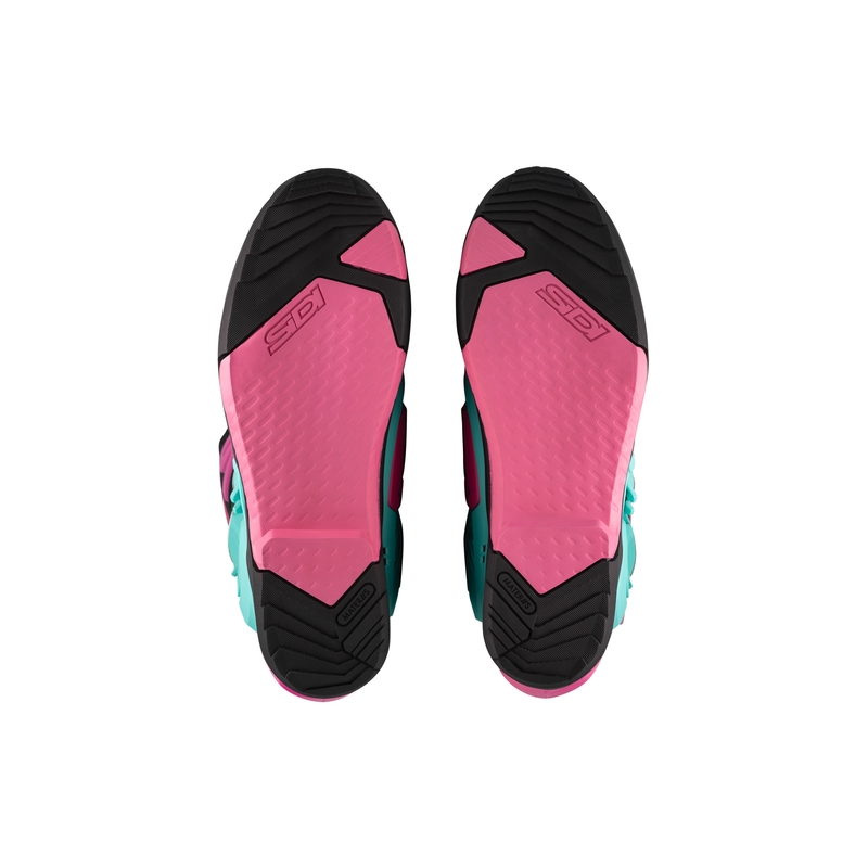 SiDi Crossair motorcykelstøvler mint-sort-pink