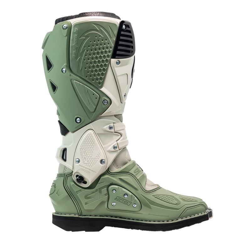 SiDi Crossfire 3 motorcykelstøvler grøn-beige
