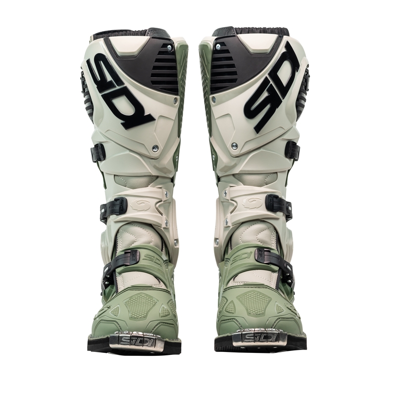SiDi Crossfire 3 motorcykelstøvler grøn-beige