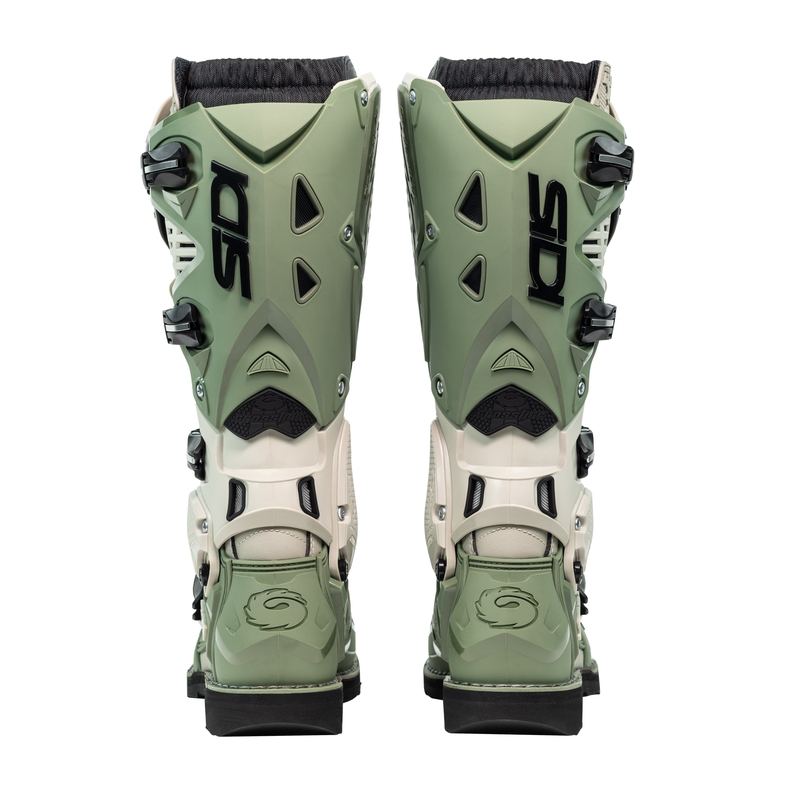 SiDi Crossfire 3 motorcykelstøvler grøn-beige