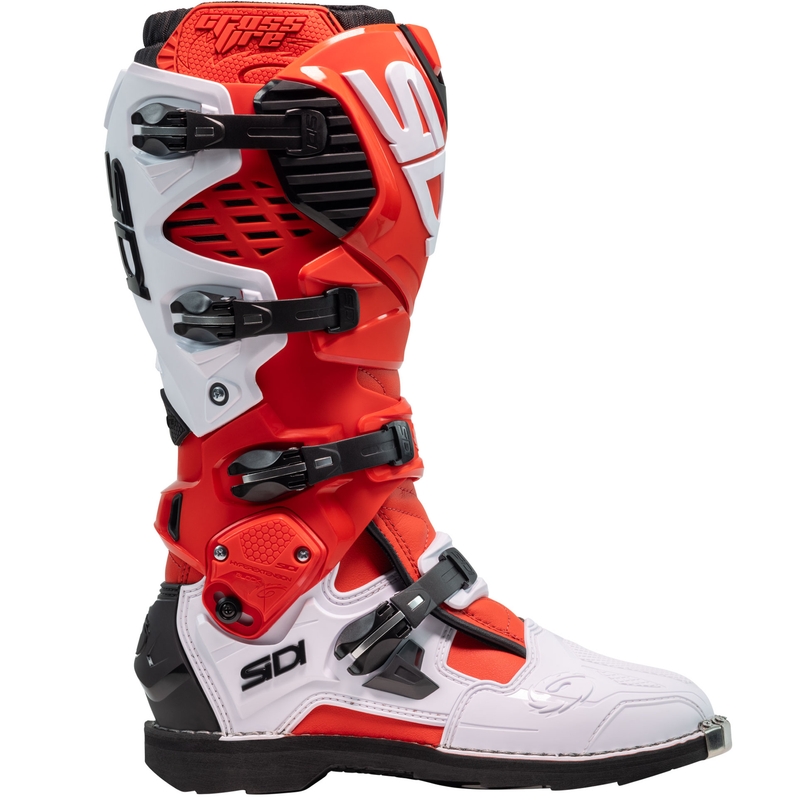 SiDi Crossfire 3 motorcykelstøvler rød og hvid